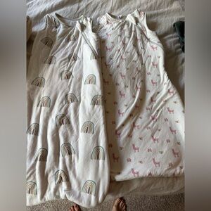 Kyte Baby sleep sacks (2)- 1.0 tog size 0-6 mo. Washed in unscented detergent